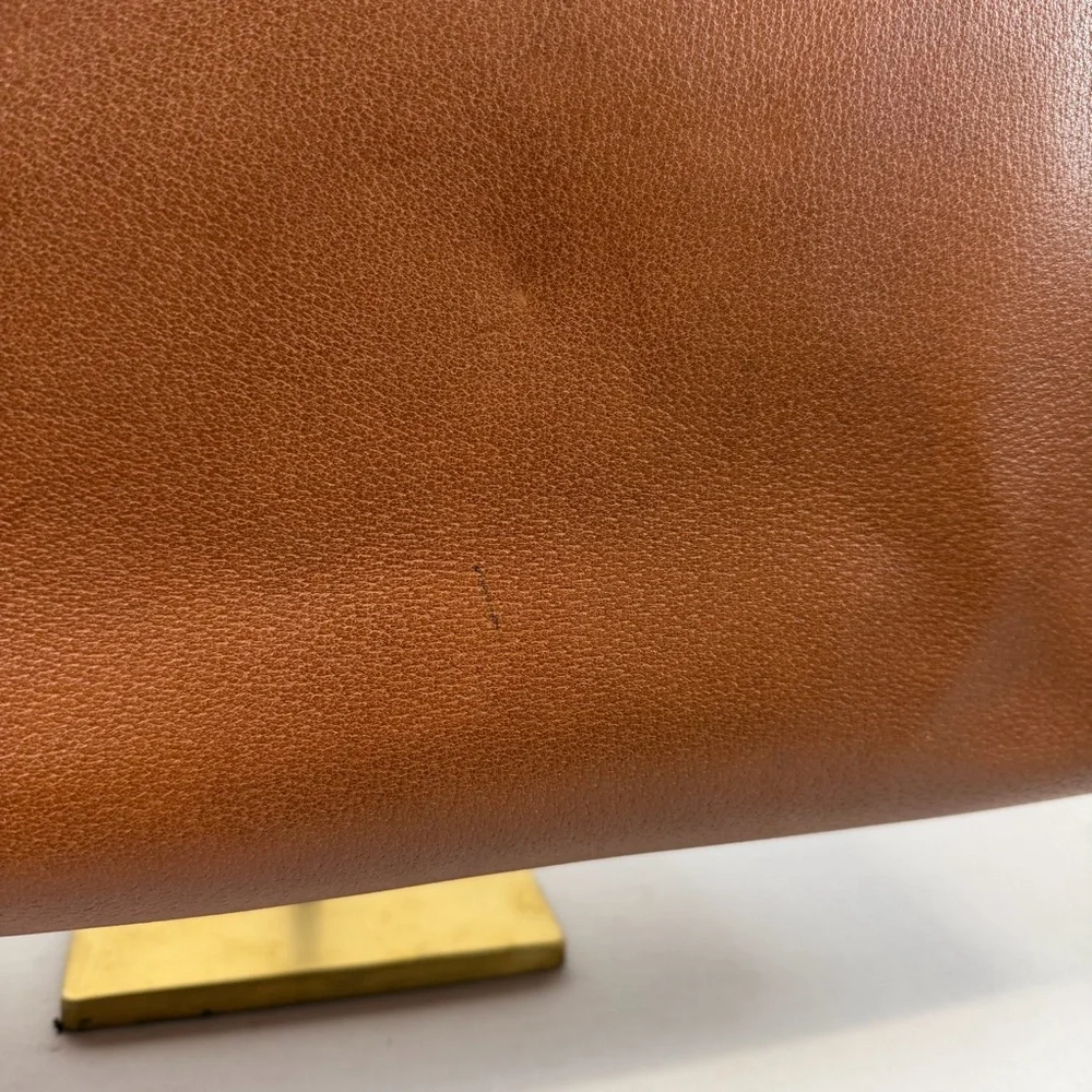 Gucci Vintage Large Bamboo Handle‎ Leather Tote Bag Brown Diana Bag